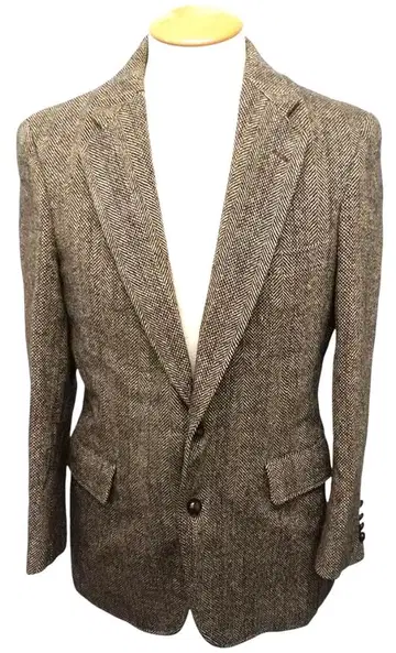 Edington 에디톤 트위드 테일러드 자켓 브라운 계열