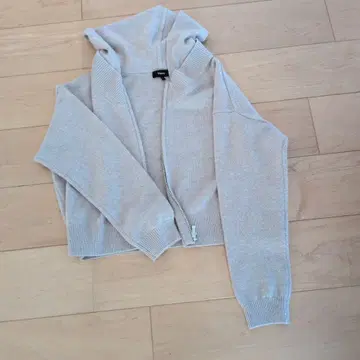 Theory 라이트 베이지 집업 가디건 S