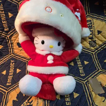 헬로키티 산타 봉제 인형 본체