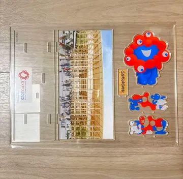 만박 대지붕 아크릴 스탠드 어서 오세요 좌식