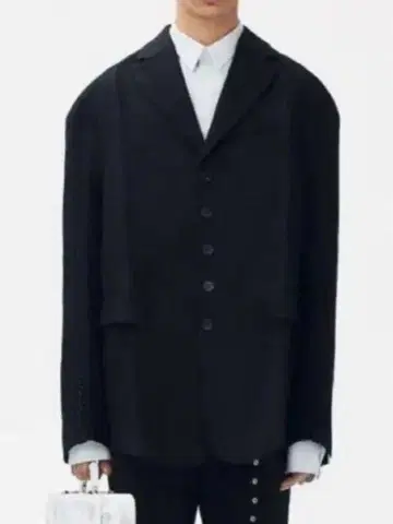 구하기 어려움 rokh H&M 버튼 디테일 울 블레이저 미사용 새상품 S