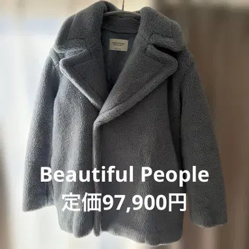 뷰티풀 피플 보아 하프 P 코트