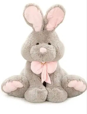 그레이 토끼 봉제 인형 빅