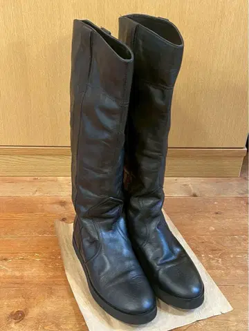 파비오 루스코니 롱 부츠 블랙 38 24cm