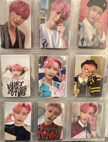 ateez 성화 핑크 머리 세트 fever 3