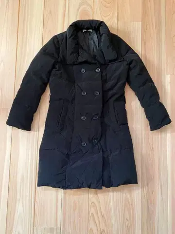 DESVISIO 다운 코트 블랙