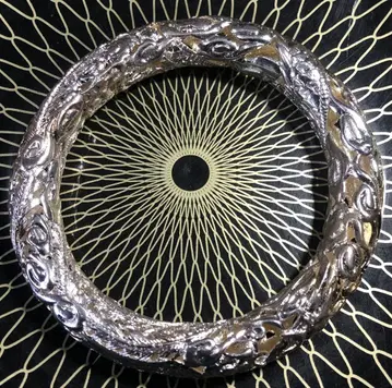 은 팔찌 세밀 조각 용봉 그림 현품 무료 배송입니다