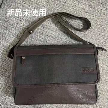 미사용 새상품 크로커다일 숄더백 남성용 수납력 배색 멋짐