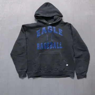 RUSSELL 4110 후드티 맨투맨 M 차콜 그레이 맨투맨