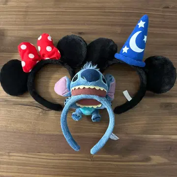스티치 머리띠 미키 미니 마우스 머리띠