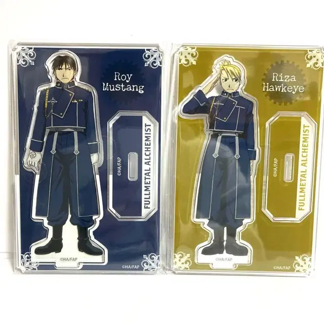 강철의 연금술사 복권 아크릴 스탠드 로이 머스탱 호크아이 세트