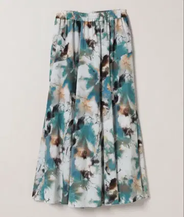 [ 미사용 새상품 ] 지나시스 페인트 터치 플레어 스커트