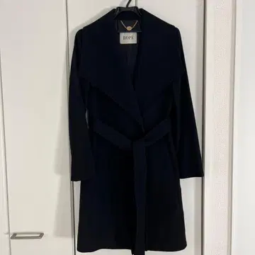 ROPE 로페 프리미엄 캐시미어 코트 블랙 L 40