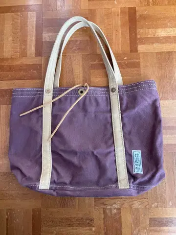 교토 신잔로 캔버스 보라색 토트백 H-04 중