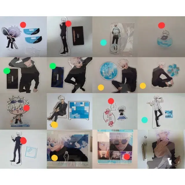 주술회전 고죠 사토루 아크릴 스탠드 굿즈