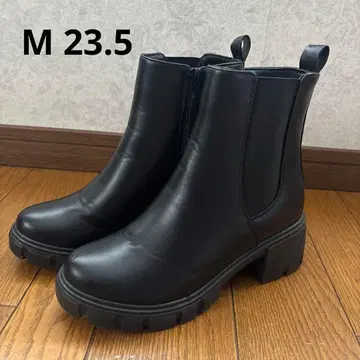 여성용 사이드 고어 부츠 숏부츠 사이드 지퍼 부착 M 23.5