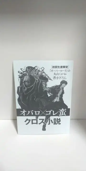 오버로드 x 골렘 만화 크로스 소설 오버로드 혜택 소설 콜라보 새상품급
