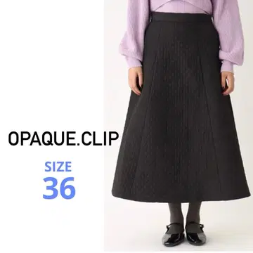 세탁기 사용 가능 [ C ] 퀼팅 플레어 스커트