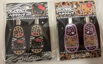 제브라 키티 샌들풍 헤어 클립