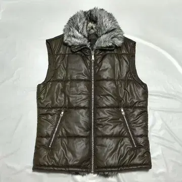 Spinash 퍼 충전솜 베스트 LL 사이즈