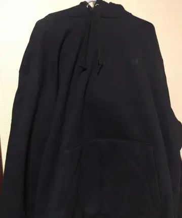 [챔피온] 플리스 풀오버 후드티 블랙 XL