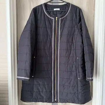 블랙 퀼팅 자켓