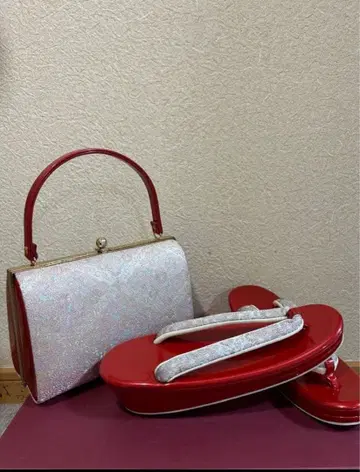 일본 의류용 가방과 조리 세트 후리소데용 포멀용 L 사이즈