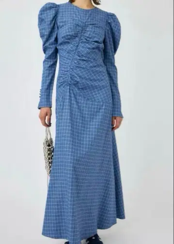 moussy 원피스 ASYMMETRIC GATHER LINE DRESS