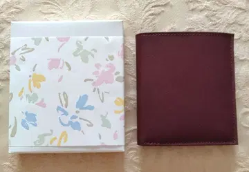 황궁 접이식 지갑 와인 레드