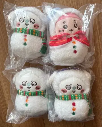 치이카와 에니마이 복권 E상 마스코트 헌책방 게 모몽가 4개 세트