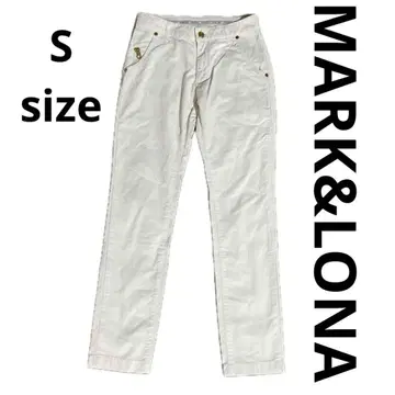 MARK&LONA 마크&로나 롱 바지 골프 팬츠 화이트 S