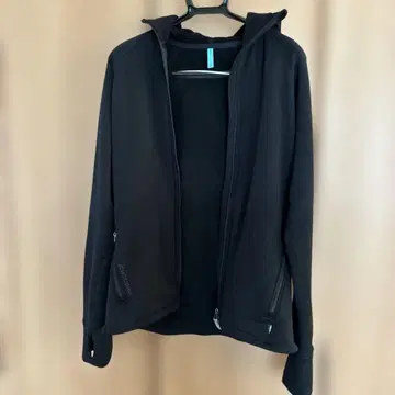 Houdini 블랙 풀 집업 후드티