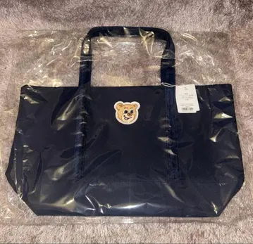 페이퍼 올드 테디 와펜 토트백 네이비