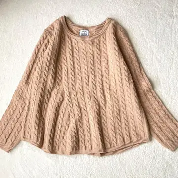 SHIPS 해밀턴 캐시미어 혼방 케이블 풀오버