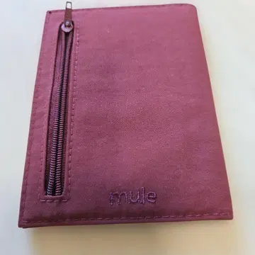 mule 퍼플 접이식 지갑