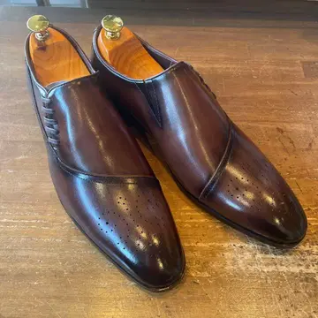 MURATA ORIGINAL 9210848 사이드 슈 브라운 25.5