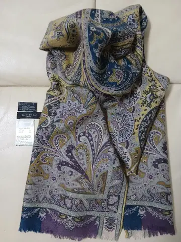 에트로 재팬 캐시미어 70% 실크 30% 스톨 숄