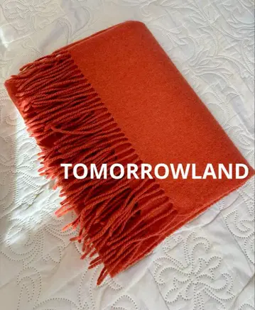 투모로우랜드 스톨 캐시미어 오렌지 대형