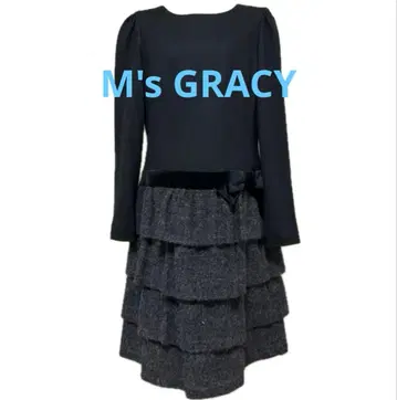 M'S GRACY 리본과 티어드 원피스