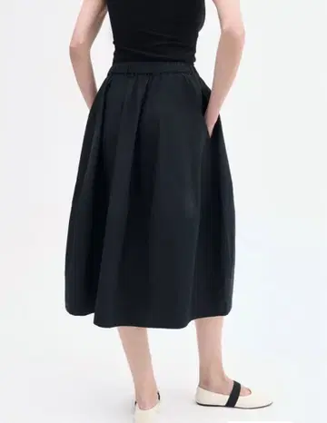 CO COTTON POPLIN BUBBLE SKIRT