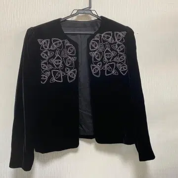 극미품 하세가와 벨벳 HASEGAWA VELVET 노카라 자켓