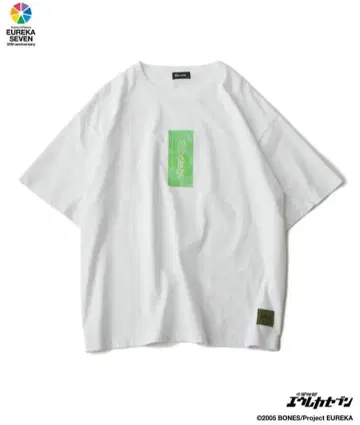 서브서에티 에우레카세븐전 20주년 기념전 T셔츠 콘팍드라이브 화이트