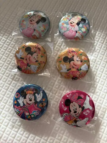 디즈니 리조트 미니 마우스 캔 배지 컬렉션