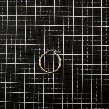 실버 925 후프 귀걸이 (한쪽 귀)