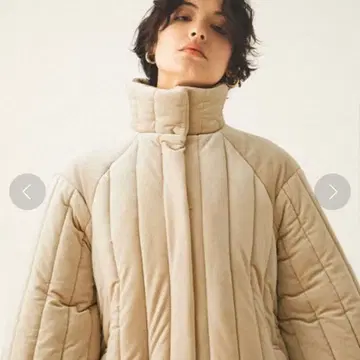 [ 새상품급 ] MECRE 퀼팅 스티치 패딩 코트