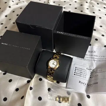 MARC BY MARC JACOBS 골드 손목시계