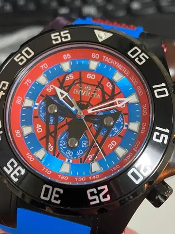 인빅타 스파이더맨 손목시계 INVICTA 하자품 미사용 새상품