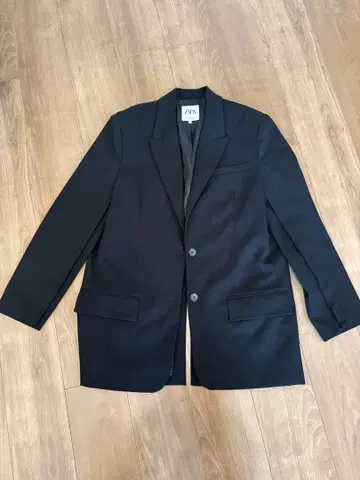 ZARA 블랙 테일러드 자켓 XS