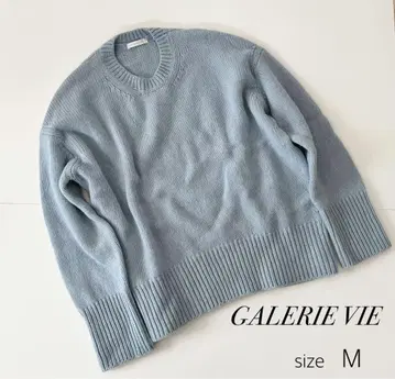 [ GALERIE VIE ] 파인 울 크루넥 풀오버 M 사이즈