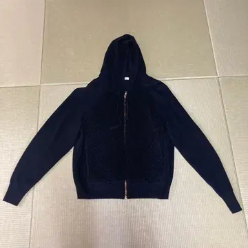 Verseau 블랙 풀 집업 후드티